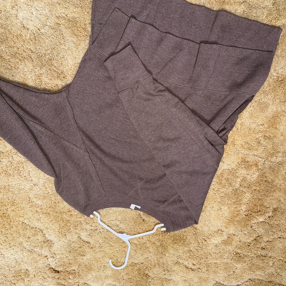 Brown Long-Sleeve Top